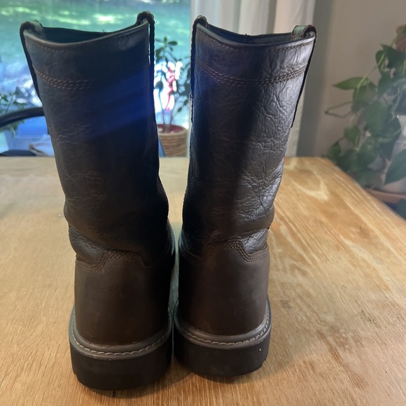 Wolverine Floorhand Boots Men's 10.5 Leather Waterproof Steel Toe 10" Wellington - Picture 5 of 7